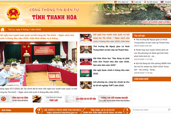Thanh Hóa đẩy mạnh xây dựng chính quyền điện tử - Anh 1