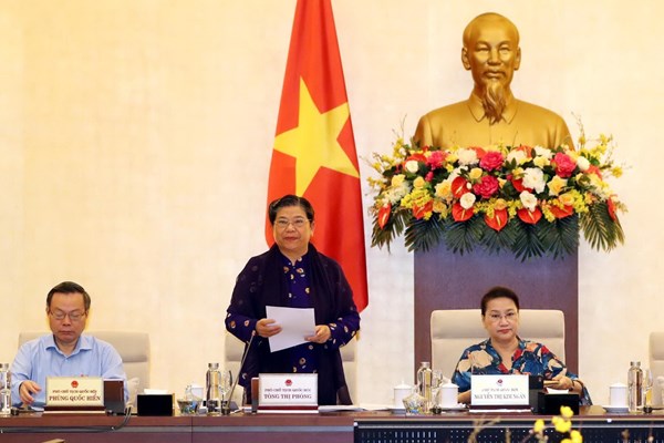 Uỷ ban Thường vụ Quốc hội cho ý kiến về dự thảo Nghị định quy định về hoạt động Nghệ thuật biểu diễn: Nhất trí cao nhưng vẫn còn băn khoăn về phân cấp cho địa phương - Anh 1