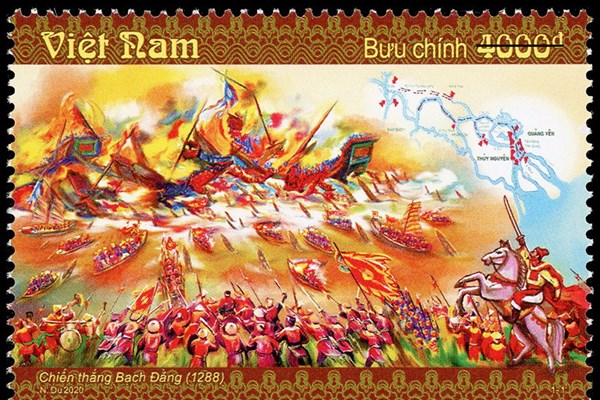 Chiến thắng Bạch Đằng qua bộ tem mới phát hành - Anh 1
