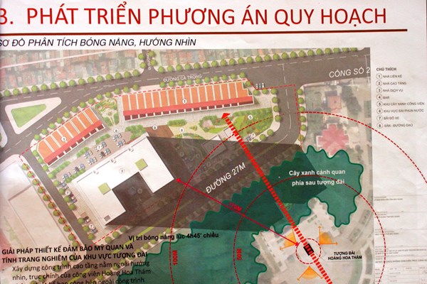 Không gian, cảnh quan tượng đài Hoàng Hoa Thám bị đe dọa, nếu... - Anh 2