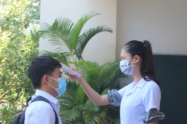 48 thí sinh là F2, một điểm trường ở Quảng Ngãi phải dừng thi tốt nghiệp THPT - Anh 1