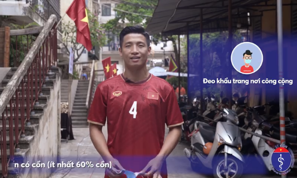 Cầu thủ Bùi Tiến Dũng lan toả 