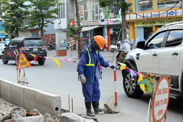 Ngắm nhìn cầu cạn vành đai 3 Mai Dịch - Nam Thăng Long dần hoàn thiện - Anh 6
