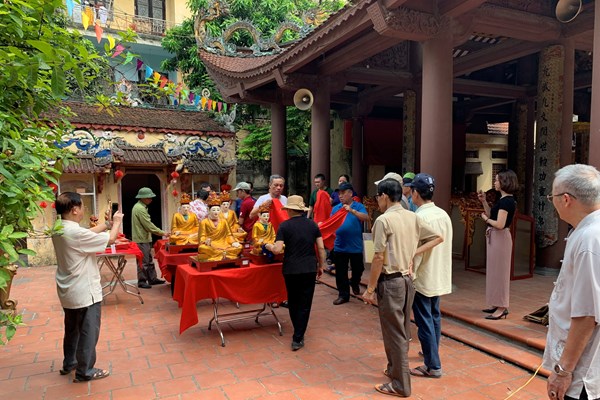 Dự án tu bổ, tôn tạo di tích quốc gia đình Hoàng Cầu bị “bêu” đập đi xây mới: Không có chuyện chống lại văn bản của Bộ - Anh 3