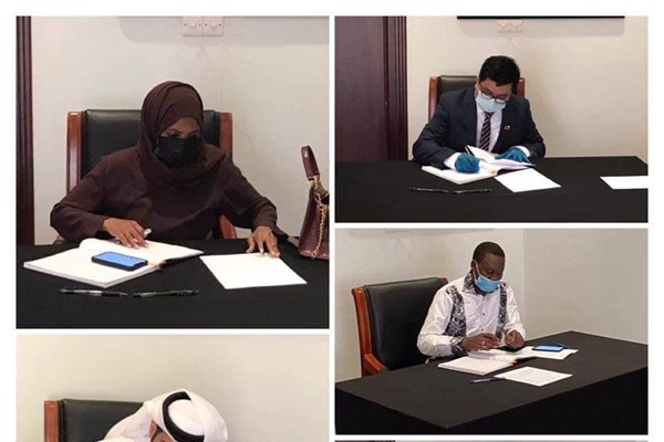 Đại sứ quán Việt Nam tại Qatar tổ chức trọng thể Lễ viếng nguyên Tổng Bí thư Lê Khả Phiêu - Anh 2
