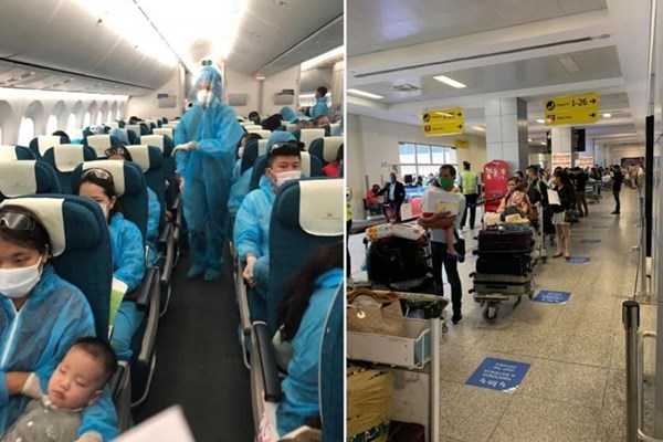 Hơn 340 công dân Việt Nam từ Angola về nước an toàn - Anh 2