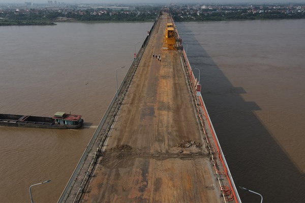Hà Nội: Công trường đại tu cầu Thăng Long - Anh 7