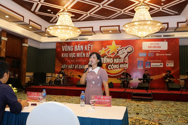 Bán kết khu vực phía Bắc cuộc thi Tiếng hát Công nhân: Tiếng ca ngọt ngào từ trái tim - Anh 1