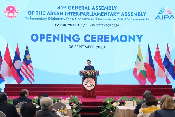 Khai mạc AIPA 41: Ngoại giao nghị viện vì 