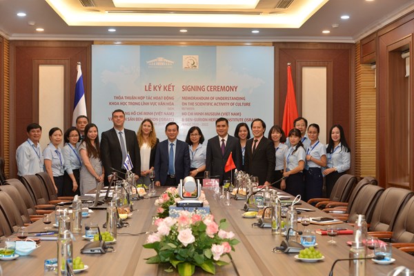 Bảo tàng Hồ Chí Minh ký kết hợp tác với Viện Di sản Ben Gurion (Israel) - Anh 3