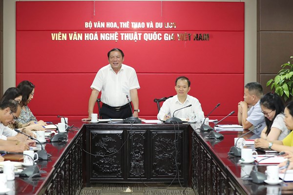 Viện VHNT Quốc gia Việt Nam cần tiếp tục xây dựng và khẳng định thương hiệu của mình - Anh 1