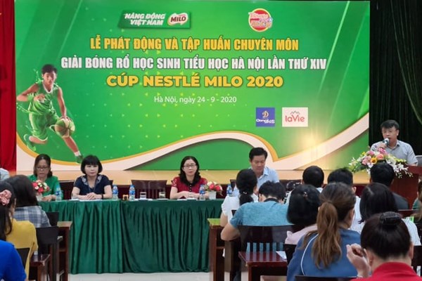 Góp phần nâng cao thể lực, tầm vóc cho trẻ em qua Giải Bóng rổ học sinh tiểu học Hà Nội - Anh 1