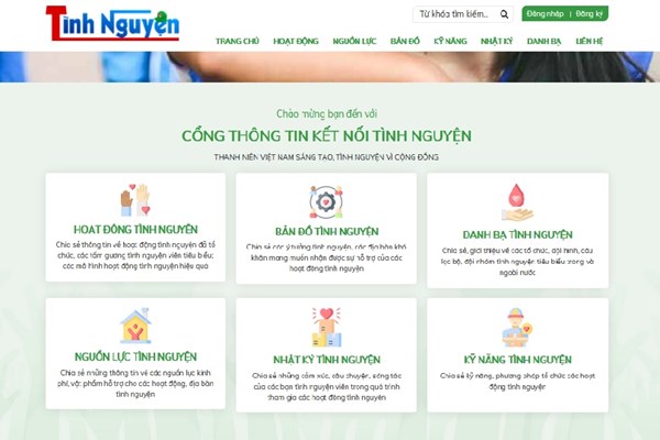 Trung ương Đoàn ra mắt Cổng thông tin kết nối tình nguyện - Anh 2
