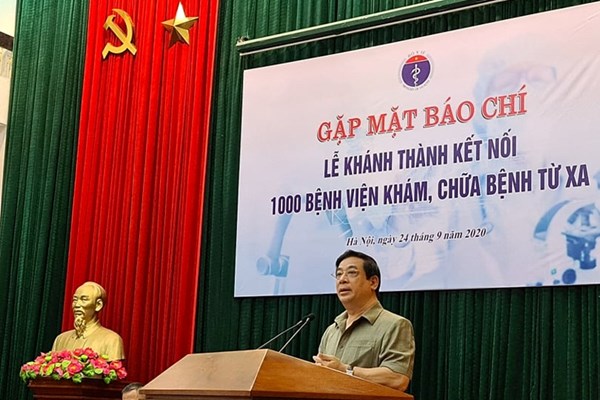Bộ Y tế sắp khánh thành 1.000 điểm cầu khám chữa bệnh từ xa - Telehealth - Anh 1