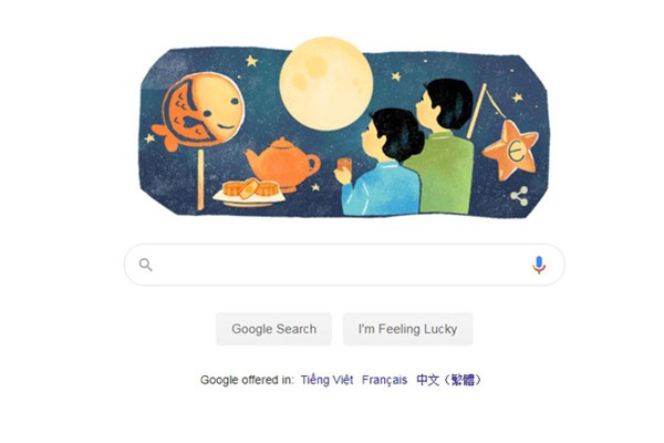 Google mừng Tết Trung thu Việt Nam với ảnh đại diện mới - Anh 1