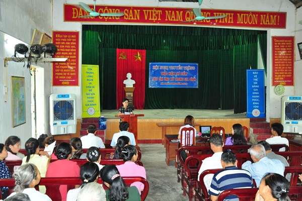 Hội nghị truyền thông triển khai, thực hiện thí điểm Bộ tiêu chí ứng xử trong gia đình - Anh 1