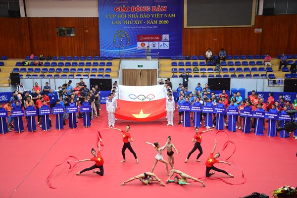 Khai mạc Giải bóng bàn Cúp Hội Nhà báo Việt Nam 2020 - Anh 4