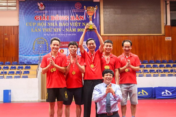 Bế mạc Giải Bóng bàn Cup Hội Nhà báo Việt Nam năm 2020 - Anh 1