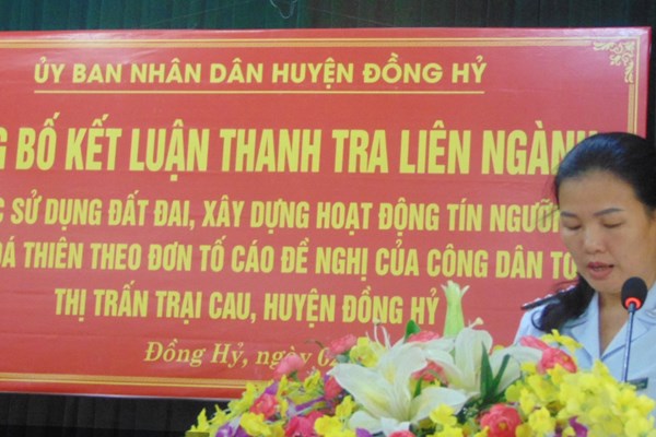 Kết luận thanh tra tại đền Đá Thiên (huyện Đồng Hỷ, tỉnh Thái Nguyên): Yêu cầu trả đất đền - Anh 2