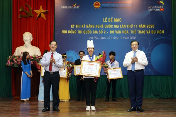 290 thí sinh đoạt huy chương và chứng chỉ nghề tại  thi Kỹ năng nghề quốc gia 2020 - Anh 1