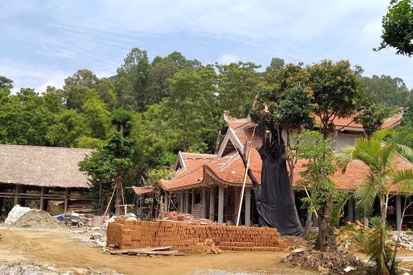Tu bổ sai phép tại di tích chùa Bạch Tượng (Nga Sơn - Thanh Hóa): Huyện đề nghị tỉnh “khai tử” di tích - Anh 1
