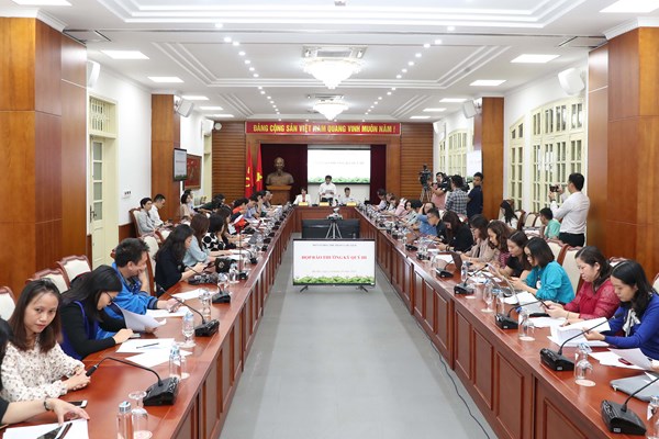 Bộ VHTTDL họp báo thường kỳ Quý III: Hoàn thành khối lượng công việc lớn trong bối cảnh đại dịch Covid-19 - Anh 2