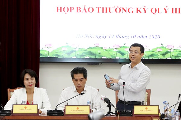 Bộ VHTTDL họp báo thường kỳ Quý III: Hoàn thành khối lượng công việc lớn trong bối cảnh đại dịch Covid-19 - Anh 3