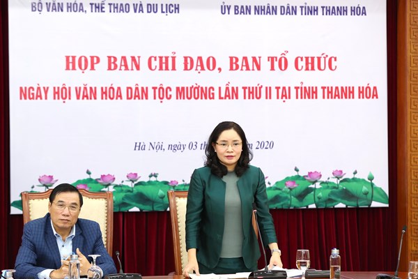 Phối hợp chặt chẽ, tổ chức thành công “Ngày hội Văn hoá Dân tộc Mường lần thứ II” - Anh 1