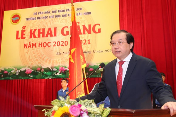 Đại học TDTT Bắc Ninh cần không ngừng đổi mới, nâng cao chất lượng đào tạo - Anh 1