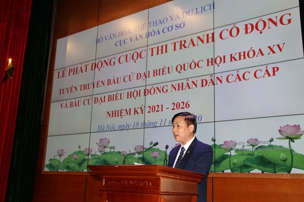 Thi sáng tác tranh cổ động tuyên truyền bầu cử đại biểu Quốc hội khóa XV - Anh 1