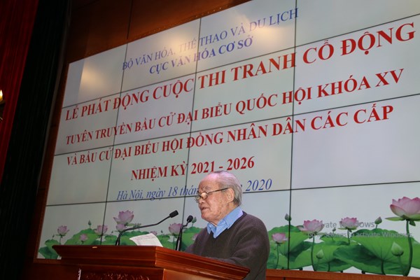 Thi sáng tác tranh cổ động tuyên truyền bầu cử đại biểu Quốc hội khóa XV - Anh 3