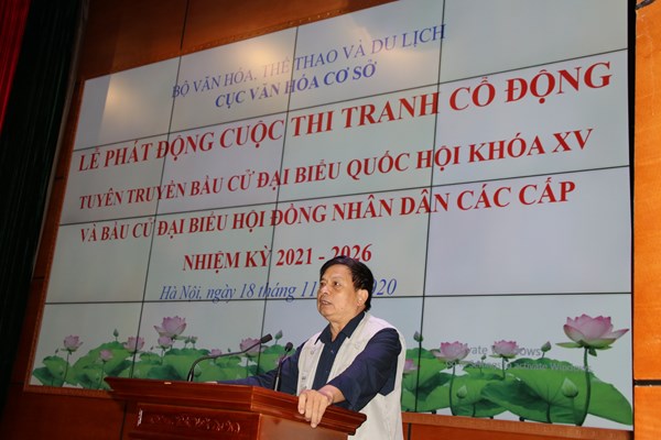 Thi sáng tác tranh cổ động tuyên truyền bầu cử đại biểu Quốc hội khóa XV - Anh 4