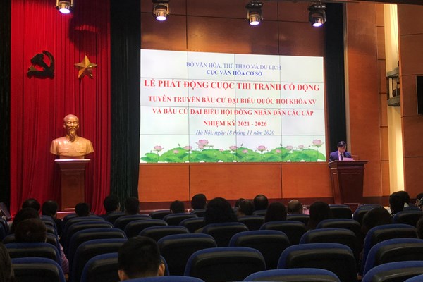 Thi sáng tác tranh cổ động tuyên truyền bầu cử đại biểu Quốc hội khóa XV - Anh 2