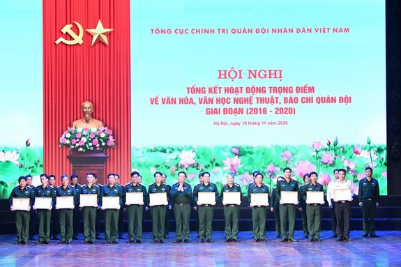 Hoạt động trọng điểm văn hóa, văn học nghệ thuật, báo chí Quân đội giai đoạn 2016-2020 - Anh 4
