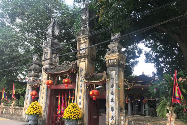 Hà Nội: Lễ gắn biển di tích cách mạng kháng chiến đình Thượng Cát - Anh 4