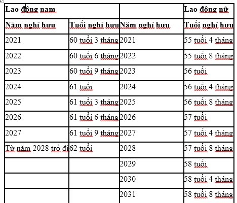 Nhiều quy định mới về tuổi nghỉ hưu và nâng cao chất lượng dân số - Anh 1
