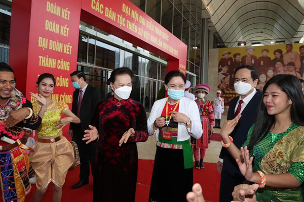 Khai mạc trọng thể Đại hội Đại biểu toàn quốc các DTTS Việt Nam lần thứ II năm 2020 - Anh 14