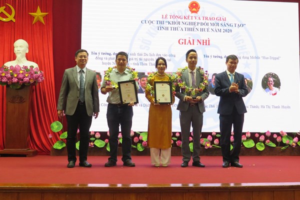 Thừa Thiên Huế: Nhiều dự án về văn hóa, du lịch đạt giải thưởng Khởi nghiệp đổi mới sáng tạo năm 2020 - Anh 2