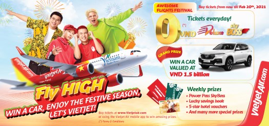 Vietjet giới thiệu lễ hội bay 