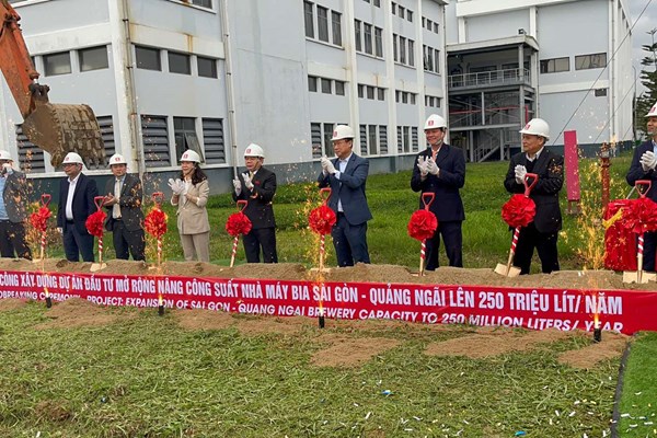 Lễ Động Thổ Dự án Nâng Công Suất Nhà máy Bia Sài Gòn – Quảng Ngãi - Anh 1