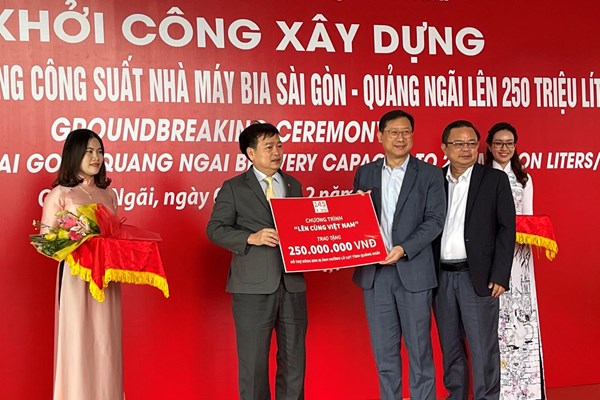 Lễ Động Thổ Dự án Nâng Công Suất Nhà máy Bia Sài Gòn – Quảng Ngãi - Anh 4