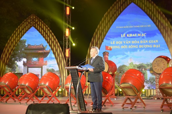 Tưng bừng lễ hội văn hóa dân gian trong đời sống đương đại Hà Nội 2020 - Anh 1