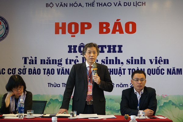 24 cơ sở đào tạo VHNT tham gia Hội thi Tài năng trẻ toàn quốc năm 2020 - Anh 1