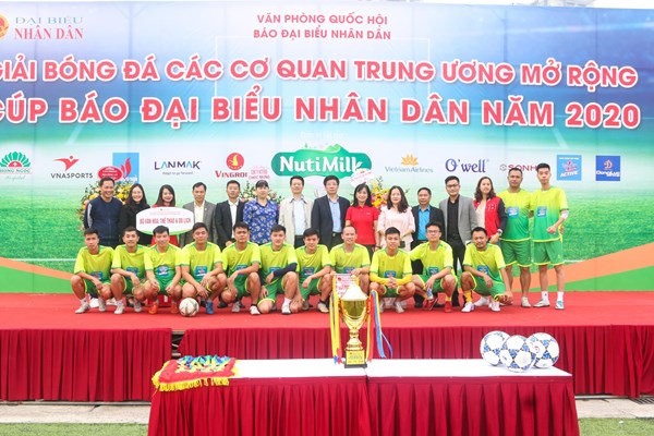 Khai mạc Giải bóng đá các cơ quan Trung ương mở rộng Cup Báo Đại biểu Nhân dân năm 2020 - Anh 4