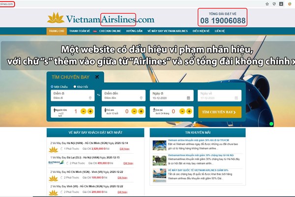 Đề phòng trang web giả​​​​​​​ bán vé máy bay trong dịp Tết - Anh 1