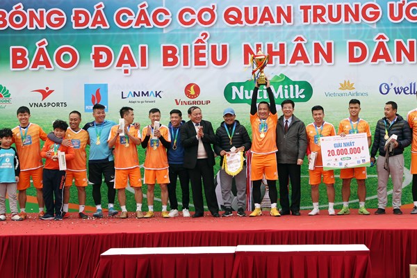 Bế mạc Giải bóng đá các cơ quan trung ương mở rộng - Anh 2