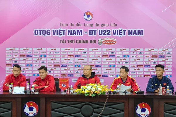 HLV Park Hang Seo sẽ chỉ đạo đội nào ở trận giao hữu giữa 2 đội tuyển quốc gia? - Anh 1