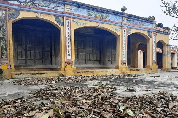 Di tích lịch sử, văn hóa quốc gia đình Thuận Hòa (Ninh Thuận): Nguy cơ đổ sập vẫn chưa được trùng tu - Anh 1
