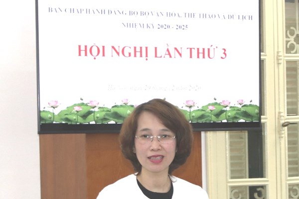 Hội nghị Ban chấp hành Đảng bộ Bộ VHTTDL - Anh 4