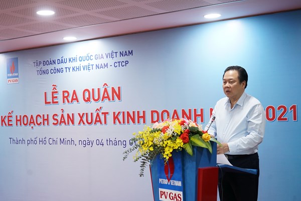 PV GAS tổ chức Lễ ra quân triển khai kế hoạch sản xuất kinh doanh năm 2021 - Anh 3